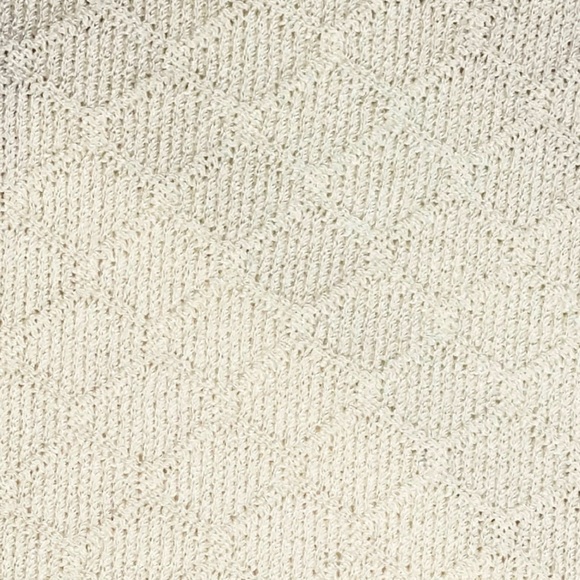 new St John Collection ꧁ Gold Hardware Button Knit Cardigan ꧂ Ivory Textured ꧂ - Picture 14 of 16